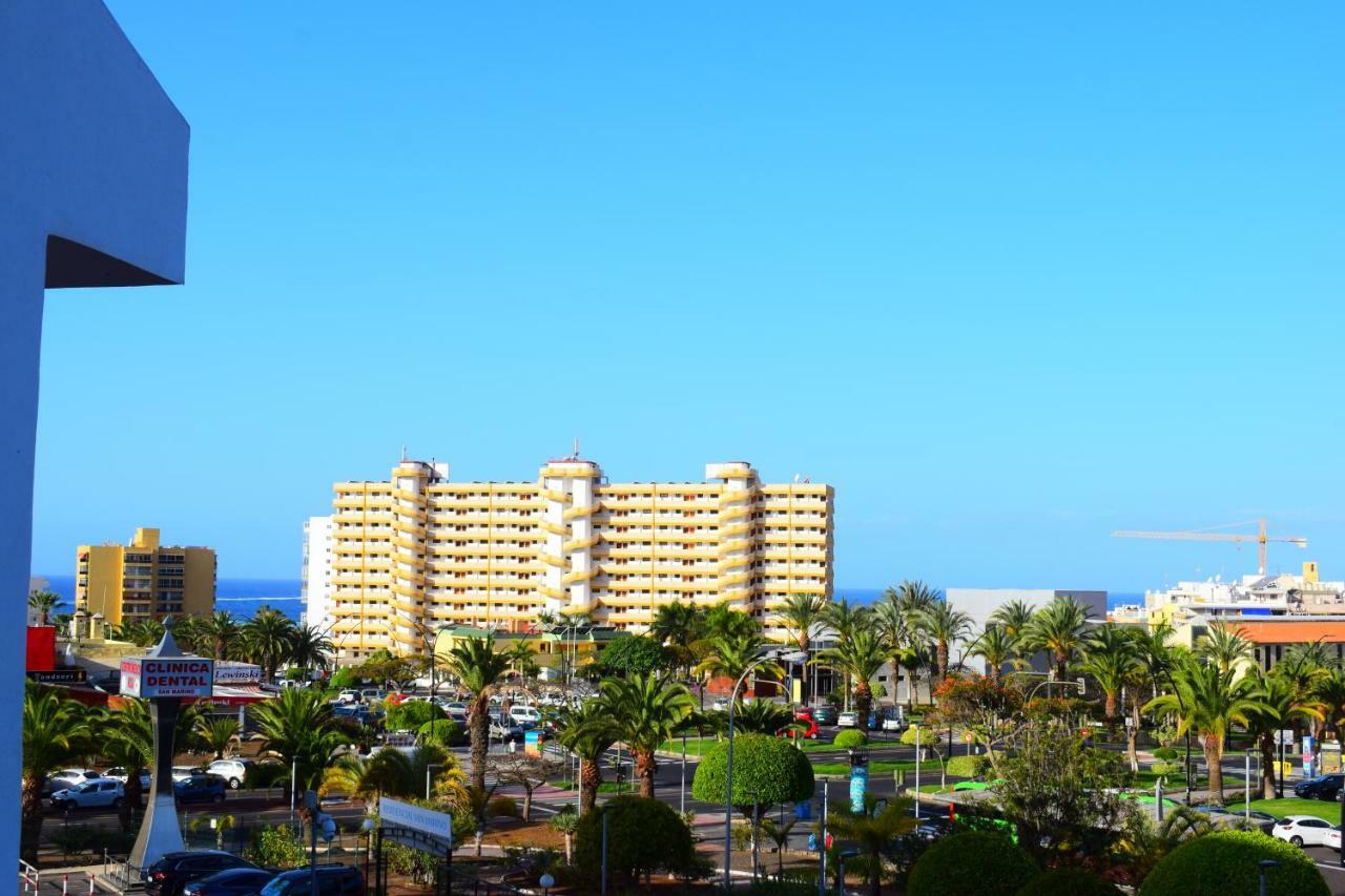 Sunny Summerland Los Cristianos, Ap With City And Ocean View Los Cristianos  Exterior photo